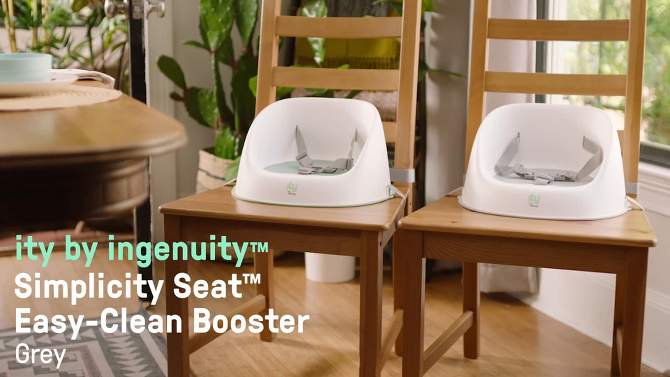 Ingenuity Simplicity Toddler Booster Seat - Gray, 2 of 11, play video