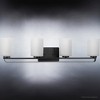 Urban Ambiance Luxury Modern Bath Light 7.625''H x 32.5''W,  Midnight Black Finish,  Broome Collection, UHP4115 - 4 of 4