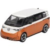 Volkswagen ID.Buzz Van Candy White and Energetic Orange Metallic Limited Edition 1/64 Diecast Model Car by Mini GT - 4 of 4