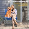 XIZZI 9-Piece Wicker Outdoor Patio Fire Pit Sectional Sofa Set with Cushions, All Weather Conversation Couch Set and Swivel Rocking Chairs - 3 of 4
