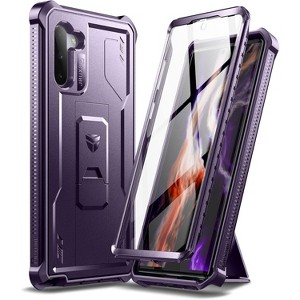 Dexnor for Samsung Galaxy Note 10 Case,[Built in Screen Protector and Kickstand]Heavy Military Grade Protection Shockproof Protective Cover - 1 of 3