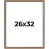 PosterPalooza | Slim Profile Gold Picture Frame - UV Acrylic, Foam Board Backing, Hanging Hardware - 2 of 4