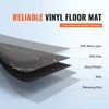 VEVOR Self Adhesive Vinyl Floor Tiles 12 x 12 inch, 50 Tiles 1.5mm Thick Peel & Stick, Black Marble Texture DIY Flooring for Kitchen, Dining Room - 4 of 4
