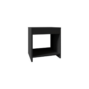 ChicFurnit Nightstands Modern End table Nightstand Side Table Bedside Table with Open Shelf Storage for Bedroom, Black, 13.9"*15.7"*16.5" - 1 of 4