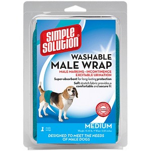 Simple Solution Washable Male Dog Wrap Diapers - (Small) - 1 of 3