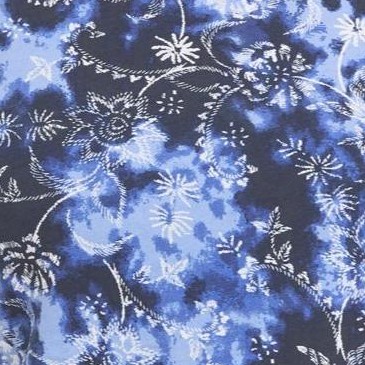 navy floral tie dye