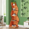 KTMBDW 5 Tier Bookshelf, Bookcase with Open Storage, Modern Tall Bookshelves Organizer, Floor Standing Book Shelf for Bedroom, Living Room,Home Office - 2 of 4