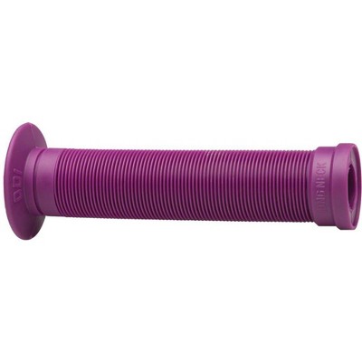 purple handlebar grips