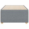 Bed Frame Light Grey Polyester, plywood, engineered wood Twin XL - 4 of 4