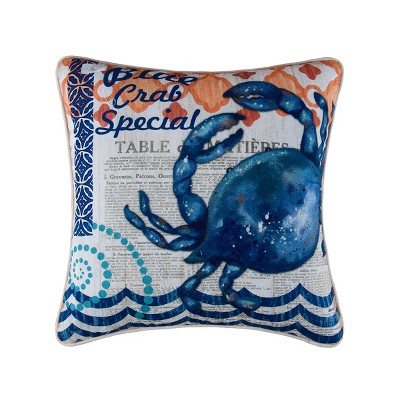 C&F Home Crab Digital Print Pillow