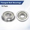 Unique Bargains Chrome Steel Durable Multipurpose Use Flanged Ball Bearing - 4 of 4