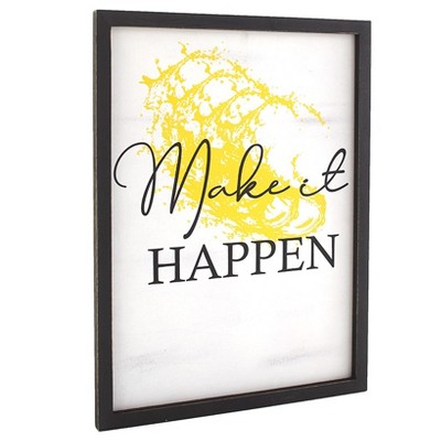 The Lakeside Collection Inspirational Home Office Wall Art Accent for Hanging