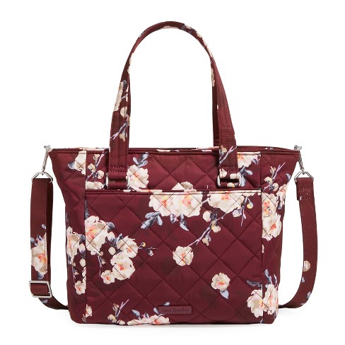 Vera Bradley Performance Twill Vera Tote Bag, Blooms and Branches :  Clothing, Shoes & Jewelry 