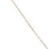 Guili Cubic Zirconia Sterling Silver Rose Plated Double Heart Micro Pave Pendant in White or Rose Gold—A Gorgeous and Radiant Gift for Loved Ones. - 2 of 3