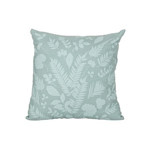 18" x 18" Sun Print Blue Decorative Indoor/Outdoor Accent Throw Pillow - 1 of 4