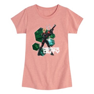 Girls' - Disney - Sergeant Tammy Hero's Duty Fitted Short Sleeve Graphic T-Shirt - 1 of 4
