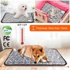 iMountek "Pet Heating Pad for Dogs & Cats – Electric Waterproof Adjustable Warming Blanket with Chew-Resistant Steel Cord"Grey Size 45x70cm - 3 of 4