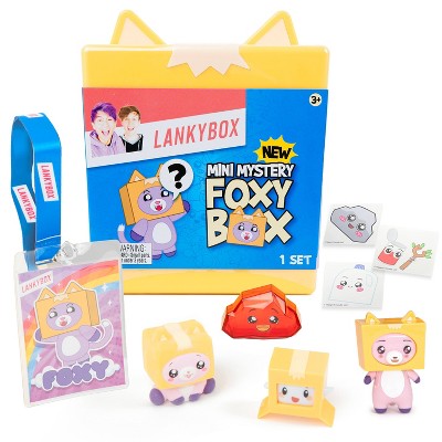  LankyBox Mini Mystery Box, for The Biggest Fans, 2 Mystery  Figures, 1 Squishy Figure, a pop-it, and 3 Stickers : Toys & Games