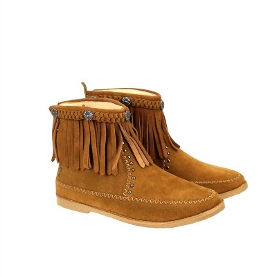 Women's Wo's Fringe Booties - Montana West