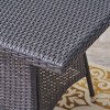 Arden 5pc Wicker Patio Dining Set - Gray - Christopher Knight Home - 3 of 4