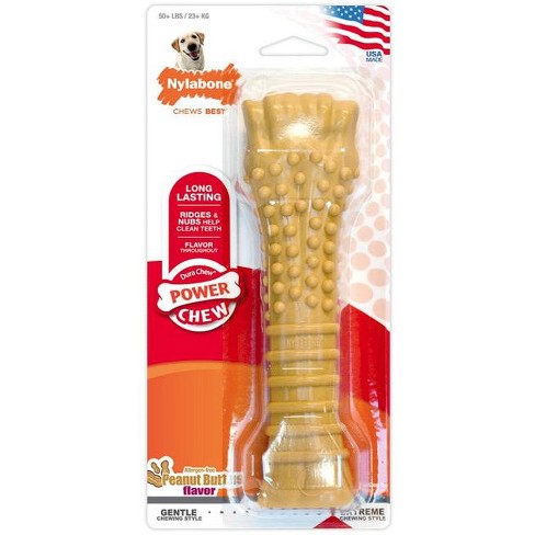 Nylabone Dura Chew Dog Bone - Peanut Butter Flavor (Regular)