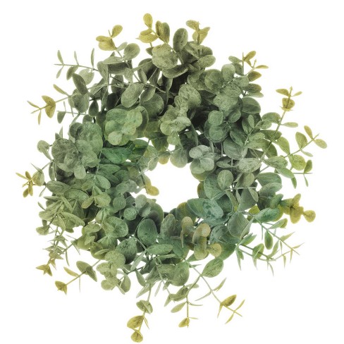 Sullivans Artificial Ecalyptus Accent Wreath 12