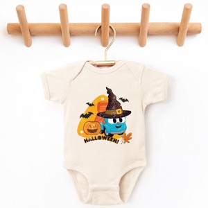 Leo The Truck Halloween Wizard - Baby Short Sleeve Graphic Bodysuit - 1 of 3