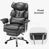 JIONJOY Ergonomic Office Chair with Footrest - BIFMA Certified Executive Chair, Adjustable Lumbar Support & 135° Recline, PU Leather Swivel Chair - 4 of 4