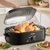 VEVOR Roaster Oven, 18QT Fast-Cooking Turkey Roaster, 150-450℉ Adjustable Temperature Turkey Oven with Self-Basting Lid, Removable Pan and Rack,Black - 2 of 4