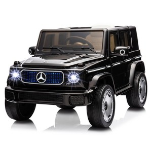 Baby Car, Licensed Mercedes-Benz EQG Electric Car 12V Battery Powered w/Parent Remote Control - 1 of 4