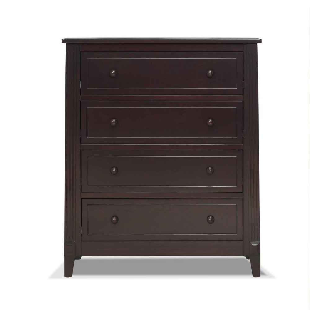 Photos - Dresser / Chests of Drawers Sorelle Berkley 4 Drawer Chest Dresser Espresso