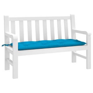 vidaXL Garden Bench Cushion Light Blue 47.2"x19.7"x2.8" Oxford Fabric - 1 of 4