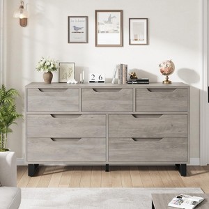 7 Dresser for Bedroom,55" Freestanding Horizontal Drawer with Storage - 1 of 4