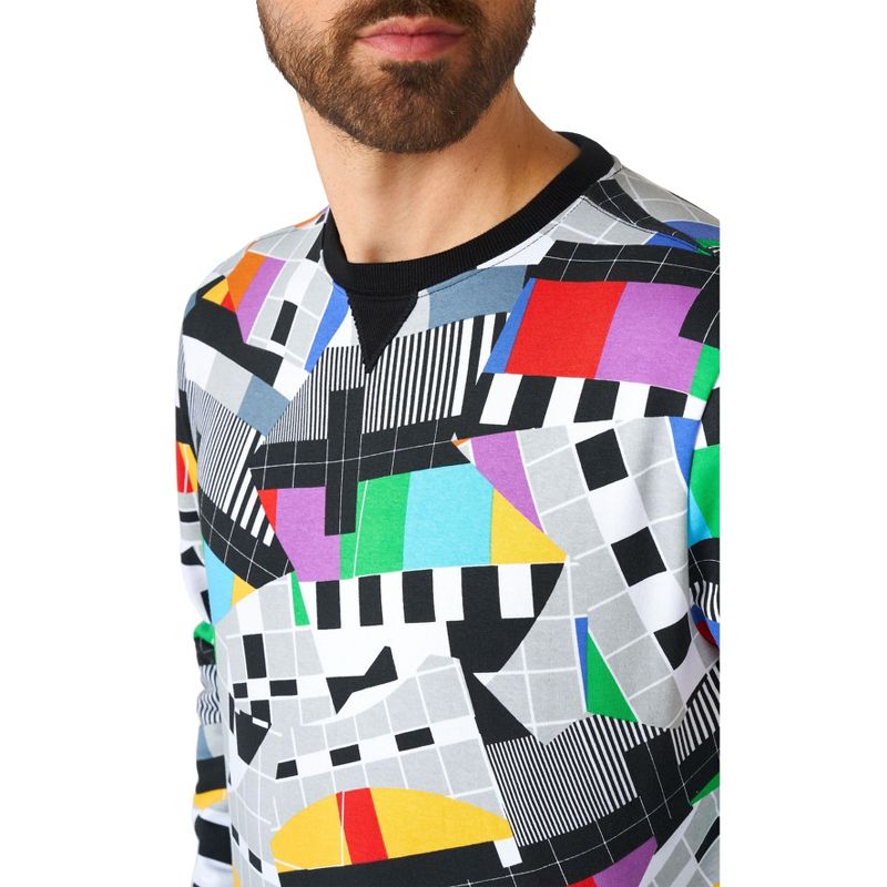 OppoSuits Men's Sweater - Testival - Multicolor, 5 of 7
