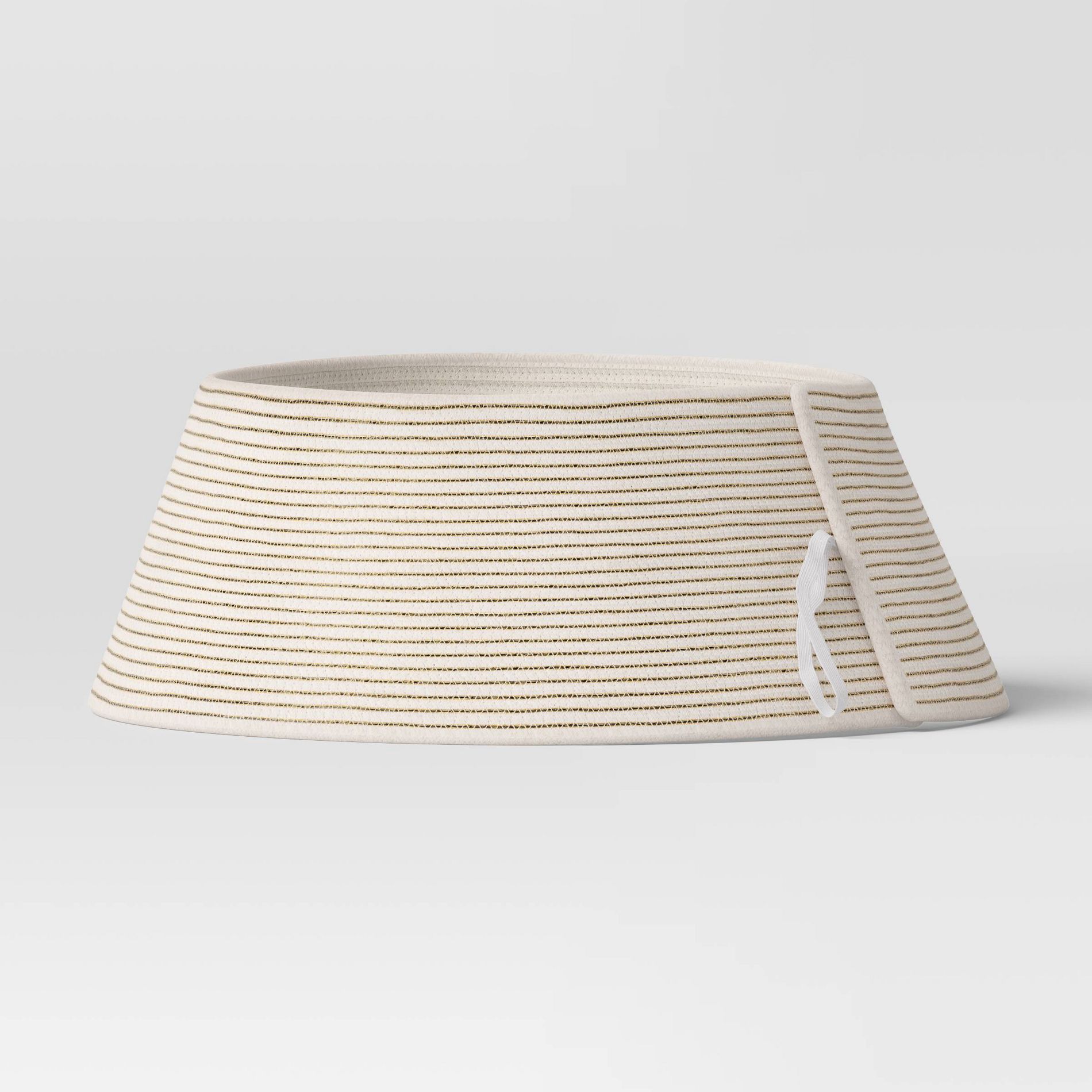 Christmas Rolled Up Tree Collar Cream - Wondershop™