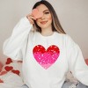 Simply Sage Market Women's Graphic Sweatshirt Heart Ombre - 2 of 3
