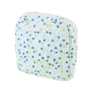 Unique Bargains Lady Portable Square Lipstick Bag Blue 1 Pc - 1 of 4