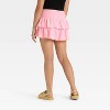 Girls' Smocked Tiered Mini Skirt - art class™ - 2 of 3