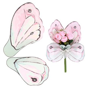 Unique Bargains Waterproof Durable Vibrant Colors Tear-resistant Flower Wrapping Paper 1 Pc - 1 of 4