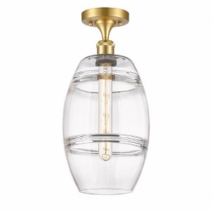 Vaz - 1 Light Semi-Flush Mount In Industrial Style-11.13 Inches Tall and 8 Inches Wide - 1 of 1