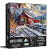 Sunsout Winter Creek 1000 pc Christmas Jigsaw Puzzle 77123 - 2 of 4