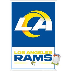Trends International NFL Los Angeles Rams - Logo 21 Unframed Wall Poster Prints - 1 of 4