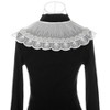Elerevyo Women Blouse Detachable Neck Ruff Fake Dickey Collar 1 Pc - 3 of 4