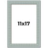 PosterPalooza | Refined Blue Picture Frame - UV Acrylic, Foam Board Backing, Hanging Hardware - 2 of 4