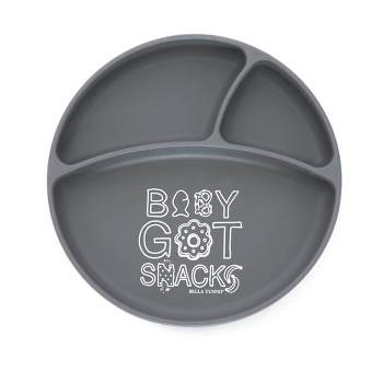 Mushie - Silicone Suction Plate - Dried Thyme TAX FREE at Posh Baby
