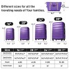 4 Piece Hardshell Checked Luggage and Carry On Set,Spinner Suitcases with TSA Lock,Travel Bag,Packing Cubes,Luggage Tags (16"/20"/24"/28")-Cuddlewood - 4 of 4