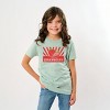 The Juniper Shop Strawberry Rays Youth Short Sleeve Tee - M - Seafoam - 3 of 4