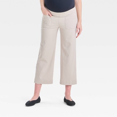 Under Belly High-Rise Wide Leg Maternity Pull-On Pants - Isabel Maternity by Ingrid & Isabel™