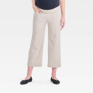 Under Belly High-Rise Wide Leg Maternity Pull-On Pants - Isabel Maternity by Ingrid & Isabel™ - 1 of 4