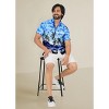 LA LEELA Mens Hawaiian Shirts Short Sleeve Button Down Shirt Men's Vacation Shirts Summer Beach Casual Tropical Shirts for Men Funny - 3 of 4